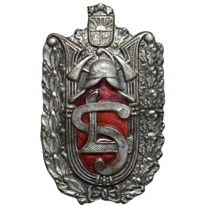 Łotwa, druga klasa srebrnej odznaki za odwagę.