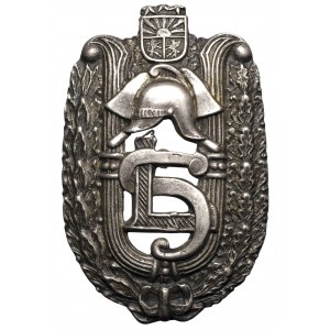 Łotwa, srebrna odznaka za odwagę.