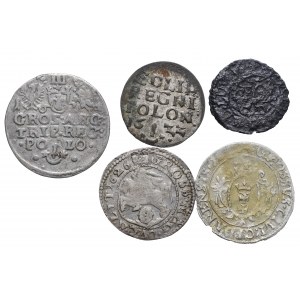 Zygmunt III Waza, zestaw 5 monet