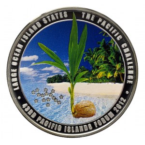 Wyspy Cooka, 5 dolarów 2012, Forum Liderów Wysp Pacyfiku