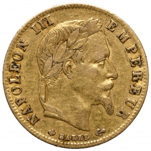 Francja, Napoleon III, 5 franków 1868 BB