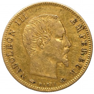 Francja, Napoleon III, 5 franków 1858 A
