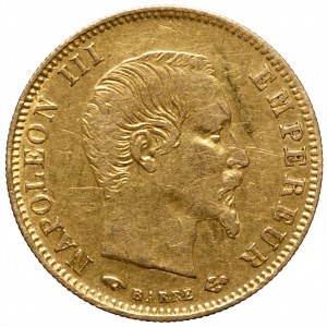 Francja, Napoleon III, 5 franków 1857 A