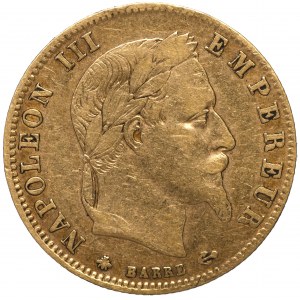 Francja, Napoleon III, 5 franków 1862 A