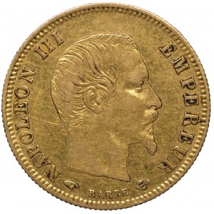 Francja, Napoleon III, 5 franków 1859 A