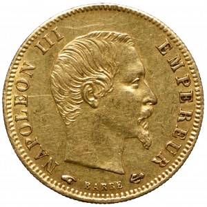 Francja, Napoleon III, 5 franków 1856 A