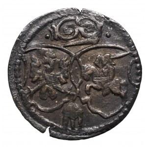 Zygmunt III Waza, denar 1622 Łobżenica, R4