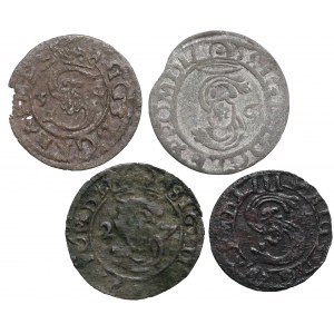 Zygmunt III Waza, zestaw 4 monet łobżenickich