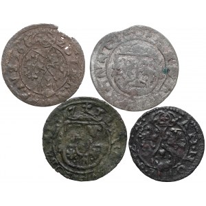 Zygmunt III Waza, zestaw 4 monet łobżenickich