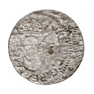 Zygmunt III Waza, szeląg 1616 Wilno, pionowa strzała