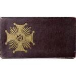 II Rzeczpospolita miniatura Złotego Krzyża Zasługi w oryginalnym pudełku na Krzyż Zasługi