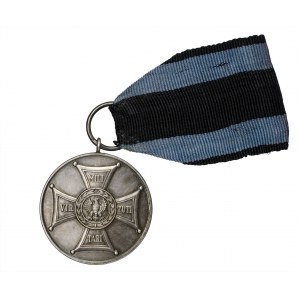PRL Srebrny medal Zasłużony na Polu Chwały z legitymacją 1970, podpis Spychalski