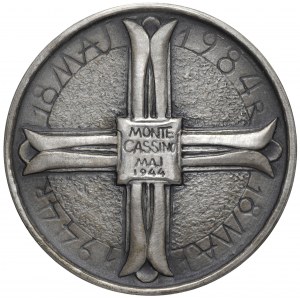 PRL Medal 40 Lecie Bitwy Pod Monte Cassino 1984 