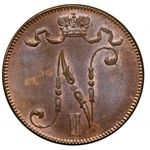 Finlandia, Mikołaj II, 5 pennia 1917