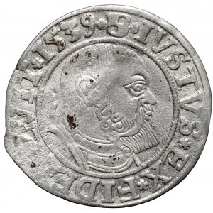 Prusy Książęce, grosz 1539 Królewiec