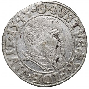 Prusy Książęce, grosz 1543 Królewiec