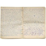 II Wojna Światowa rękopis- szlak bojowy żołnierza 32 PP w Modlinie