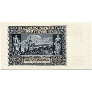 Generalna Gubernia 20 złotych 1.03.1940 seria G