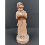 Coppia di statuette in terracotta