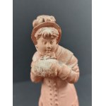 Coppia di statuette in terracotta
