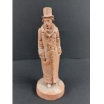 Coppia di statuette in terracotta