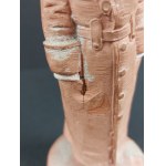 Coppia di statuette in terracotta