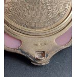 Powder box shell, pr. 875 gilt silver, 2nd third of 20th century.