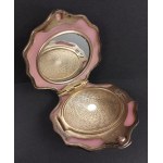 Powder box shell, pr. 875 gilt silver, 2nd third of 20th century.