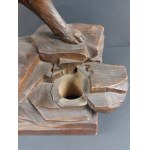 Calamaio in legno, Leone, prima metà del XX secolo.