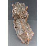 Calamaio in legno, Leone, prima metà del XX secolo.