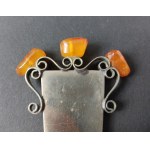 Amber paper knife, 2nd half of 20th century.