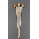 Amber paper knife, 2nd half of 20th century.