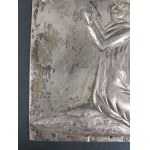 Votive plate, T. Klimaszewski, Warsaw, 12-gauge silver, circa 1820.