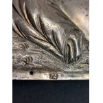 Votive plate, T. Klimaszewski, Warsaw, 12-gauge silver, circa 1820.