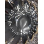 Schale aus Kristall, eingefasst in Sterlingsilber