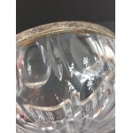 Schale aus Kristall, eingefasst in Sterlingsilber