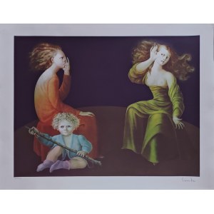 Leonor Fini (1907-1996), In the echo chamber, 1974