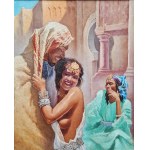 Adam Styka (1890-1959), Zakochana para berberyjska (kopia), poł. XX w.