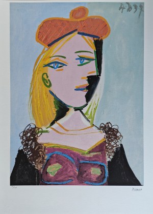 Pablo Picasso (1881-1973), Marie Therese w pomarańczowym berecie