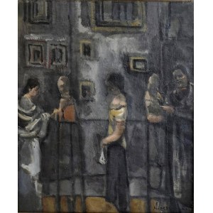 Alfred Aberdam (1894-1963), L’atelier de sculpt, lata 40. XX w.