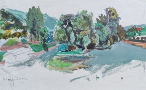 Henryk Hayden (1883-1970), Pejzaż nad Marną