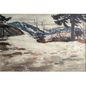 Alfred Swieykowski (1869-1953), Landscape from Upper Savoy