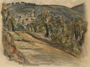 Henryk Epstein (1891-1944), Pejzaż z Prowansji, 1938
