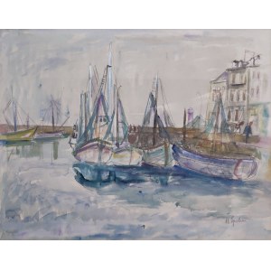 Henry Epstein (1891-1944), Sailboats in the harbor