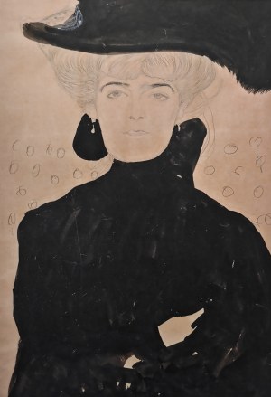 Gustav Klimt (1862-1918), Kobieta w kapeluszu