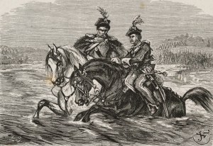 Juliusz KOSSAK (1824-1899), Przeprawa przez Dniepr