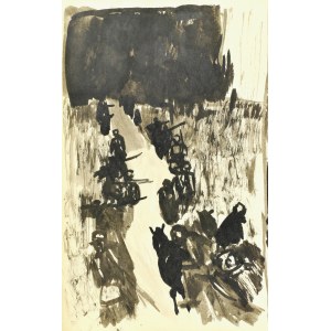 Ludwik MACIĄG (1920-2007), W drodze na pole bitwy