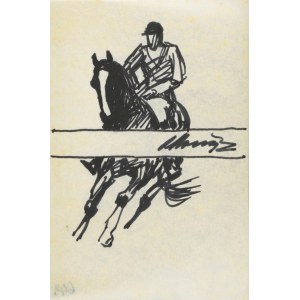Ludwik MACIĄG (1920-2007), Jockey on horseback