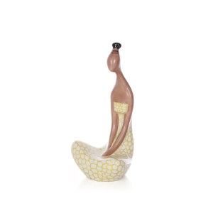 Henryk JĘDRASIAK (1916 - 2002), Sudanka figurine, Ćmielów Porcelany Factory.
