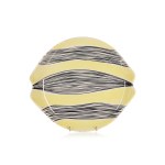 by Elżbieta PIWEK-BIAŁOBORSKA (1922 - 1989), Patera from a suit for cakes, pattern no. 186, Zakłady Fajansu "Włocławek"